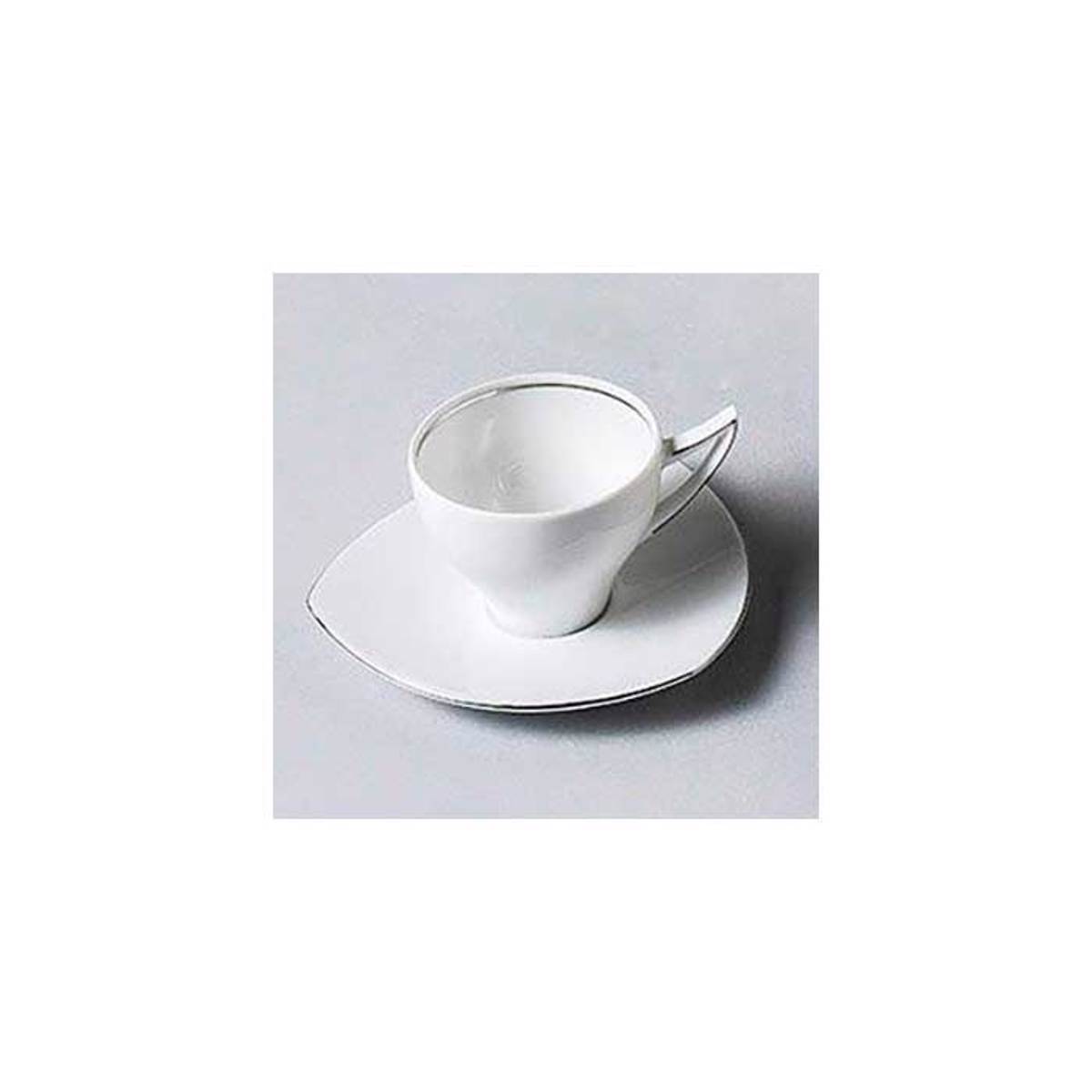 Cryspo Trio Flitzani/Piataki Tsagou 220cc Lefki Porselani me Platina 'TRIC PLATIN' 350016